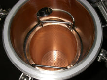 Load image into Gallery viewer, Gin Basket, 8&quot; Freestanding. Glass and Copper
