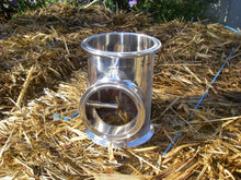 Load image into Gallery viewer, Stainless 4 x 4 x 3 Bubbletee, with Thermoport.
